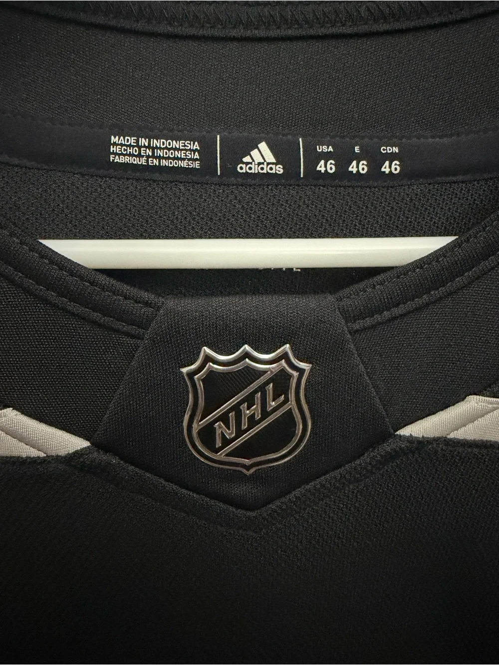 NWOT Large Adidas Black & White Los Angeles Kings Hockey Jersey